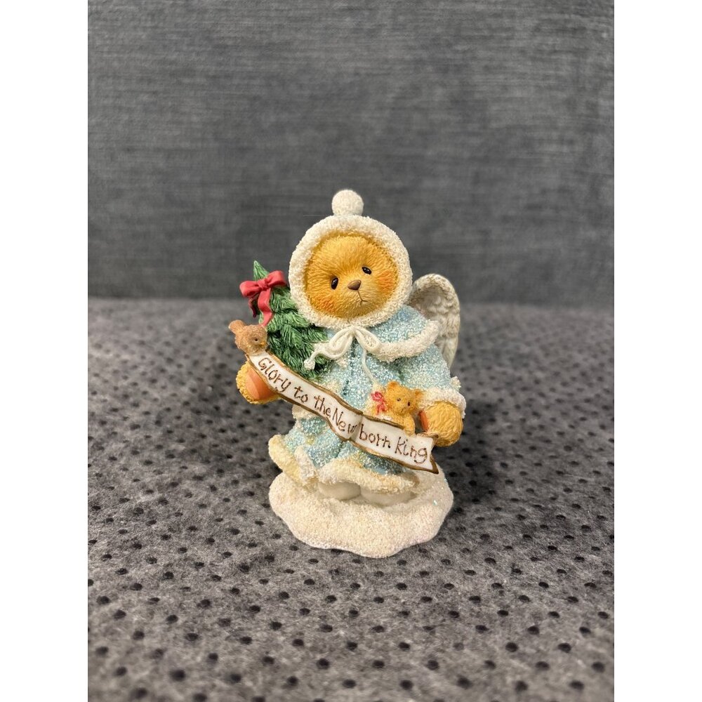 Cherished Teddies "Grace" Figurine - Glory To The Newborn King Christmas Angel